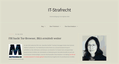 Desktop Screenshot of it-strafrecht.org