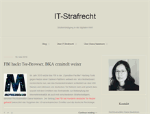 Tablet Screenshot of it-strafrecht.org